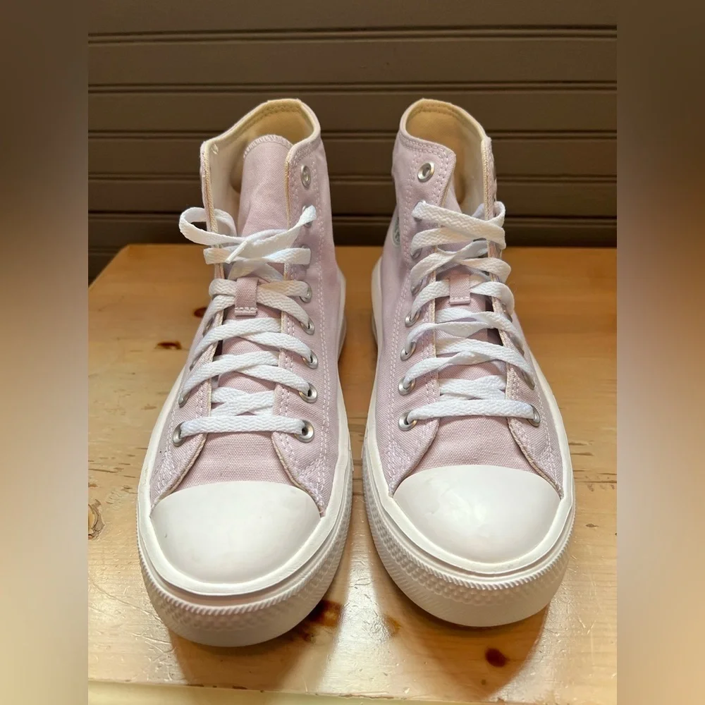 Converse All Star Move Platform Hi Top Trainers Lilac/Pale Amethyst W Size 10